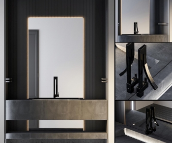 Modern Bathroom Cabinet-ID:246032959