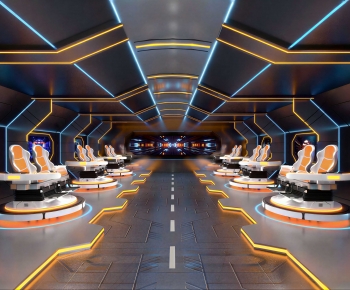 Modern Exhibition Hall-ID:563631156