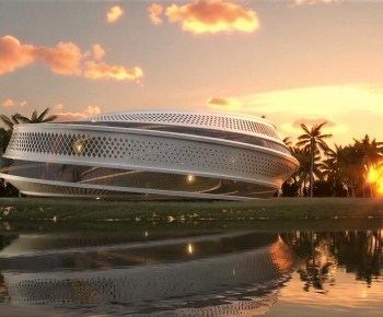 Modern Building Appearance-ID:295725116