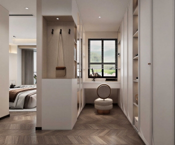 Modern Clothes Storage Area-ID:677419908