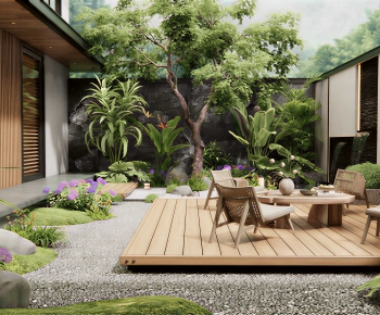 Modern Courtyard/landscape-ID:931621074