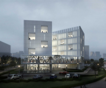 Modern Appearance Of Commercial Building-ID:939506057