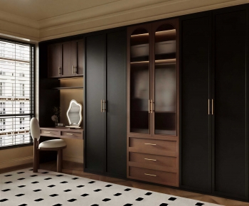 Modern Clothes Storage Area-ID:929629836