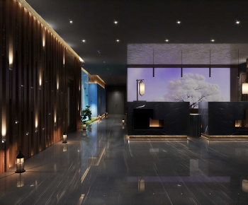 New Chinese Style Lobby Hall-ID:178196911