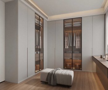 Modern Clothes Storage Area-ID:571238048
