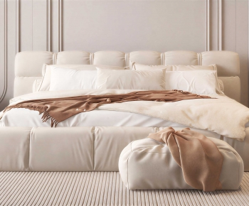 Modern Double Bed-ID:172380926