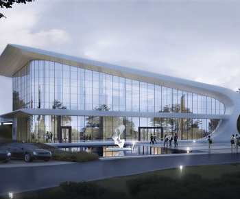 Modern Building Appearance-ID:614087105