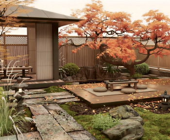 New Chinese Style Courtyard/landscape-ID:910829077