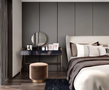 New Chinese Style Double Bed-ID:788746121