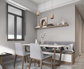 Modern Dining Table And Chairs-ID:495843892