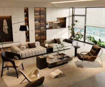 Modern A Living Room-ID:567739014