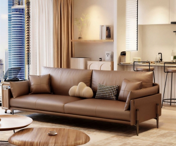 Modern Three-seat Sofa-ID:700846914
