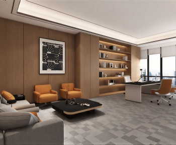 Modern Manager's Office-ID:665973904