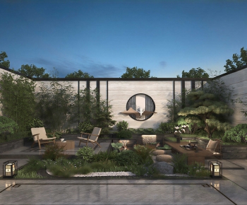 New Chinese Style Courtyard/landscape-ID:320758853