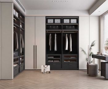 Modern Clothes Storage Area-ID:480439901