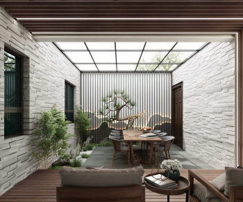 New Chinese Style Courtyard/landscape-ID:551908029