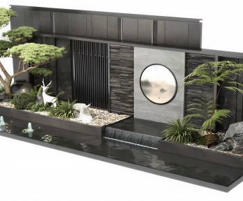 New Chinese Style Landscape Wall-ID:935218106