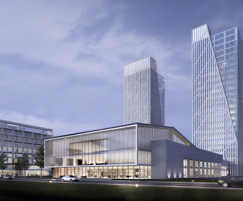 Modern Appearance Of Commercial Building-ID:956011066