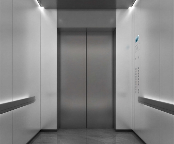 Modern Office Elevator Hall-ID:975954064