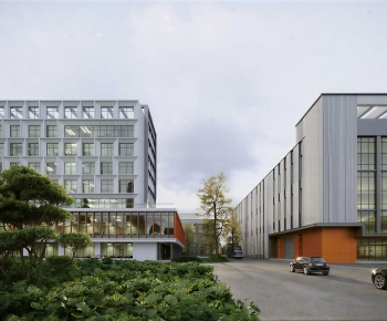 Modern Simple European Style Building Appearance-ID:658135897