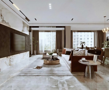Modern A Living Room-ID:565766106