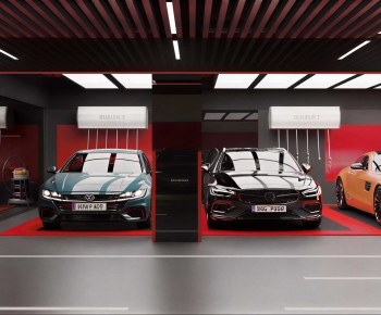 Modern Underground Garage-ID:918530943