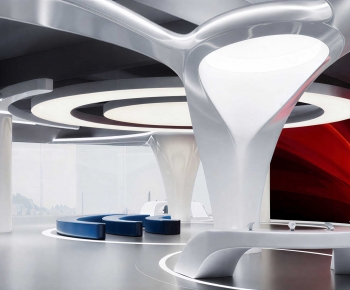 Modern Office Reception Desk-ID:170768026