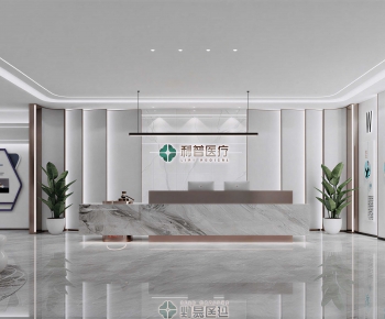 Modern Office Reception Desk-ID:256767994