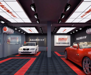 Modern Underground Parking Lot-ID:572242027