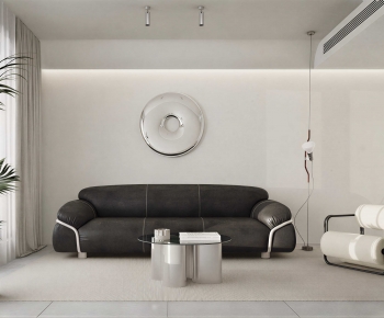 Modern Three-seat Sofa-ID:549542904