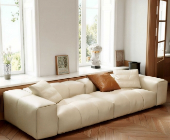 Modern Three-seat Sofa-ID:766360847