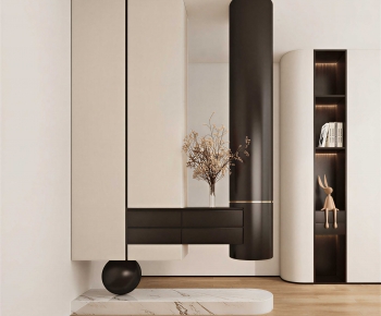 Modern Entrance Cabinet-ID:170140358