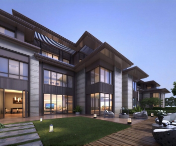Modern Building Appearance-ID:454862125