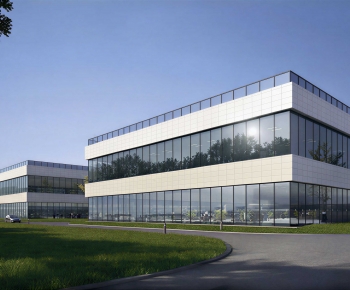 Modern Appearance Of Commercial Building-ID:934334999