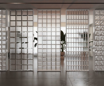 Modern Glass Screen Partition-ID:177442078