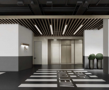 Modern Underground Parking Lot-ID:921568967