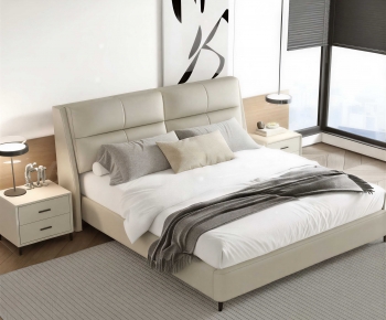 Modern Double Bed-ID:533175959