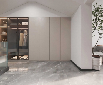 Modern Clothes Storage Area-ID:723834999
