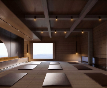 Modern Yoga Room-ID:584805015
