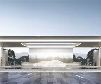Modern Building Appearance-ID:258558991