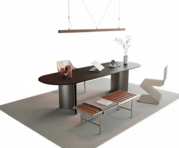New Chinese Style Computer Desk And Chair-ID:765588054