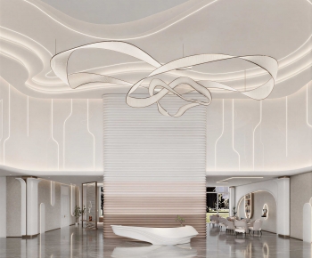 Modern Office Reception Desk-ID:691889052