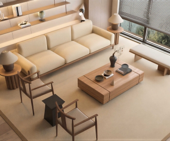 New Chinese Style Sofa Combination-ID:948050026