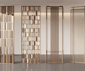 Modern Metal Screen Partition-ID:495109623
