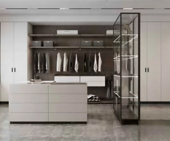 Modern Clothes Storage Area-ID:174202924