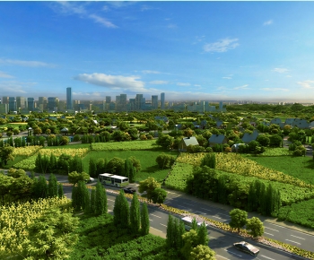Modern Park Landscape-ID:378161913