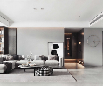 Modern A Living Room-ID:194257024
