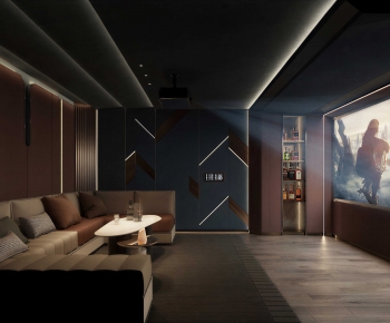 Modern Audiovisual Room-ID:664566046