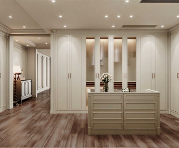 Modern Clothes Storage Area-ID:205888999