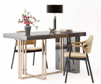 New Chinese Style Dining Table And Chairs-ID:571392068